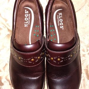 Klogs leather non slip work shoes